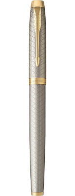 KALAM.KZ - Ручка роллерная Parker IM Premium Warm Silver (grey) GT, 0,5 мм F, черная 1931686