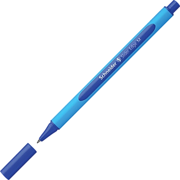 KALAM.KZ - Ручка шариковая 1.0мм, синяя "Slider Edge M" Schneider