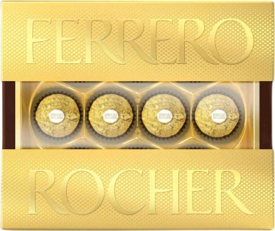 KALAM.KZ - Конфеты Ferrero Rosche 125гр.,10шт в коробке из молочного шоколада