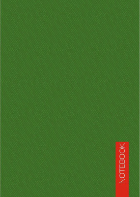 Блокнот 40л, А6, клетка, обл. картон, зеленый, ЭКСМО