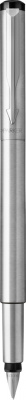 Ручка перьевая Parker Vector Stainless Steel, 0,8 мм F, синяя S0029690
