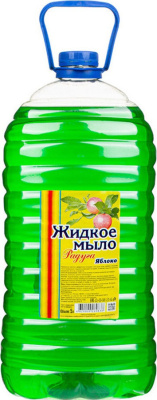 Мыло жидкое 5л Яблоко, антибактериальное, в бутылке, "Gold" 