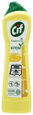 Чистящее средство для уборки, 500мл, крем Cif Актив Лимон