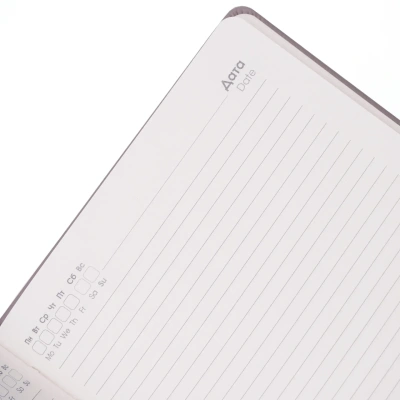 Ежедневник А5, недатированный, 136л., иск кожа, Maple, красный, Эксмо