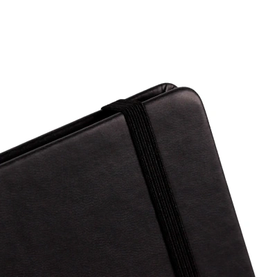 Блокнот для записей 96л, А4-, клетка, обл. иск.кожа, черный агат, Joy Book ЭКСМО