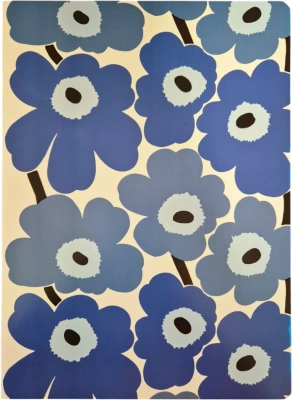 Тетрадь 40л, А4, клетка, скрепка, мягкая обложка, Marimekko