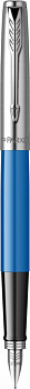 KALAM.KZ - Ручка перьевая Jotter Originals Blue Chrom CT, синяя, 0,8мм, Parker