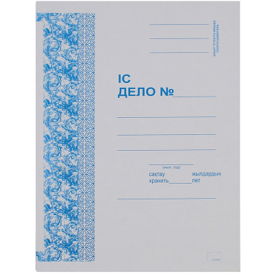 Скоросшиватель картонный А4, 300гр, мелованный, белый Kuvert