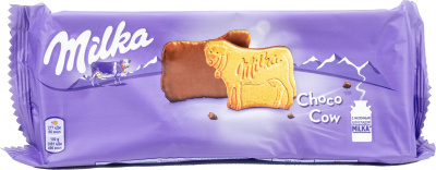 Печенье 200гр Milka глазированное шоколадом