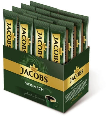 Кофе растворимый 1,8гр х 26 пакетиков JACOBS Monarch 