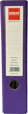KALAM.KZ - Регистратор A4, 72мм, PVC/Paper, фиолетовый Eisear (A0220)