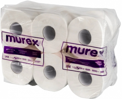 Туалетная бумага двухслойная 100м Jumbo MUREX (12рул/упак. целюлоза)