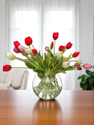 KALAM.KZ - Ваза круглая для конфет 160*120*70мм "Flora"