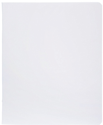 Тетрадь 48л, А5, летка, ламинация,Soft-Touch, на скобе, серия "SoloMatte - Арктический белый",Hatber