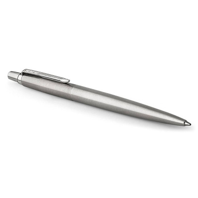 KALAM.KZ - Ручка шариковая Parker Jotter Essential St. Steel CT, 1,0 мм М, синяя 1953170