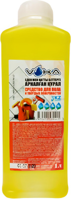 Средство моющее для пола и тв.поверхностей,1л. "DAILY CLEAN" Voka (ПЭТ)