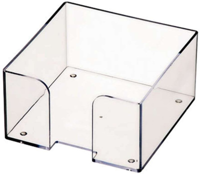 Бокс пластиковый прозрачный для блока 9х9х5см Стамм