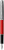 KALAM.KZ - Ручка перьевая Parker Sonnet Sand Blasted Metal-Red Lacquer, 0,8 мм F, черная 2146736