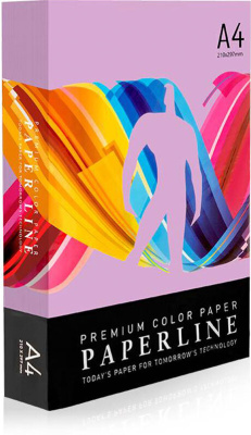 Бумага цветная "Paperline №274", A3, 80гр, 500л, Taro сиреневый