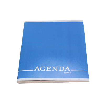 Тетрадь 80л, А4, скрепка, клетка, "Agenda" Blue, Эксмо