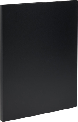 Папка с пружин. скоросшивателем А4, 500мкм, 17мм, пластик, черная "Вита" OfficeSpace