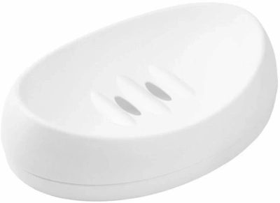 Мыльница, пластик, белая, Камея