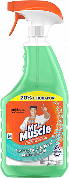 KALAM.KZ - Средство для мытья стекол 750мл, "Мистер Мускул" с распылителем, зеленый