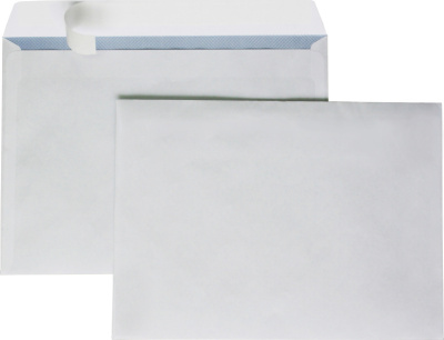 Конверт С5 (162х229мм), 80гр, без окна,белый, с отрывной полосой, внутренняя запечатка Kuvert