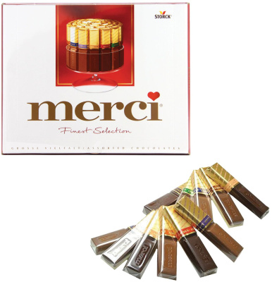 KALAM.KZ - Конфеты Merci 250гр ассорти Storck