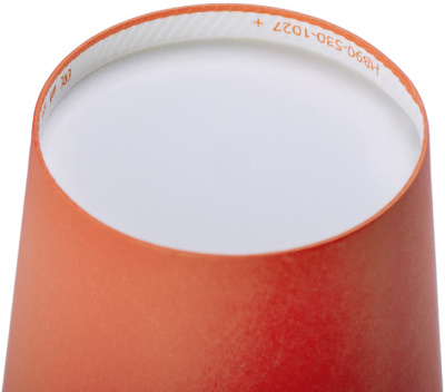 KALAM.KZ - Стакан бумажный, 250 мл, d 80 мм, Verde Vita, красный, (50 шт в уп)
