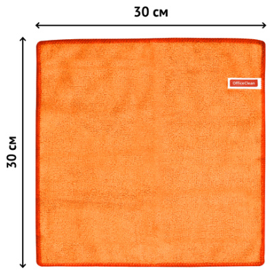 KALAM.KZ - Салфетка 30*30см, микрофибра 1 шт. "Стандарт" европодвес OfficeClean