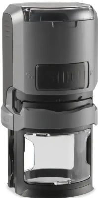 KALAM.KZ - Оснастка круглая d42мм, для штампа 4642 с подушкой, серая Trodat с крышкой