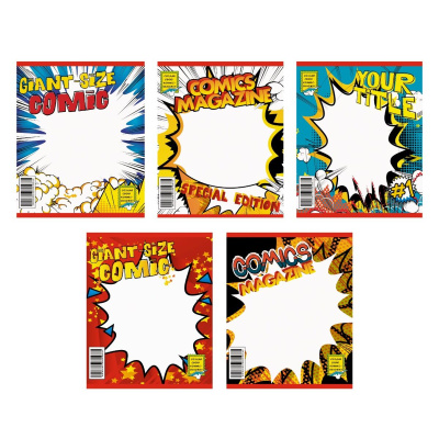 Тетрадь 48л, А5, клетка, скрепка, комикс, Эксмо