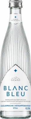 Вода минеральная без газа, 0,33л, стеклянная бутылка, Blanc Bleu Still