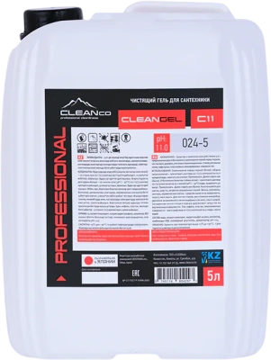 Чистящее средство для сантехники 5кг, гель, "Clean Gel C 11"