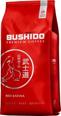 Кофе в зернах 1000г Bushido Red Katana Beans Pack