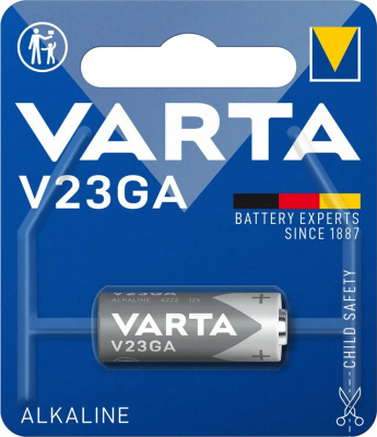 Батарейка V23GA-GP23A, 12V-38mAH, Electronics (блистер 1шт) Varta