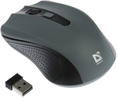 KALAM.KZ - Мышь беспроводная Defender ММ-935 Accura серая