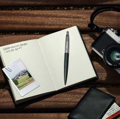 KALAM.KZ - Ручка шариковая Parker Jotter XL Green CT, 1,0 мм M, синяя 2068511