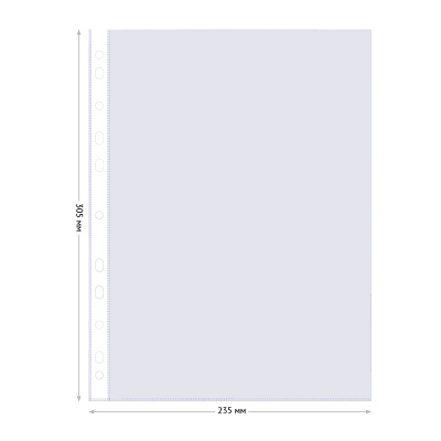 KALAM.KZ - Файл прозрачный A4, 0,040мм OfficeSpace