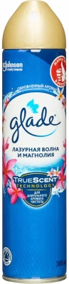 Освежитель воздуха 300мл, Glade "Лазурная волна и магнолия"