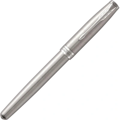 KALAM.KZ - Ручка перьевая Parker Sonnet Entry Point Stainless Steel CT, 0,8 мм F, черная 2146873