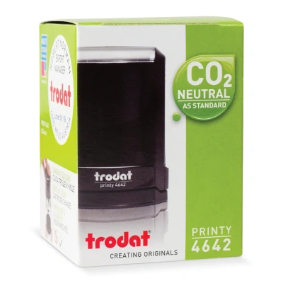 KALAM.KZ - Оснастка круглая d42мм, для штампа 4642 с подушкой, черная Trodat с крышкой