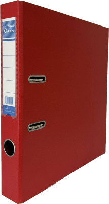 KALAM.KZ - Регистратор A4, 55мм, PVC/Paper, красный Rexon