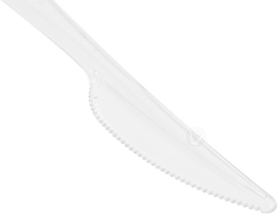 KALAM.KZ - Нож столовый 50 шт/уп, прозрачный, "Кристал" 