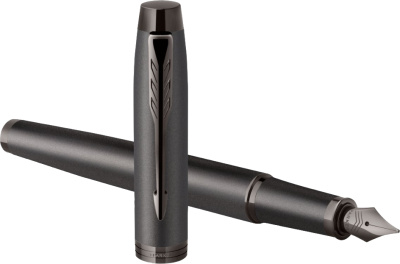 KALAM.KZ - Ручка перьевая Parker IM Professionals Monochrome Titanium, 0,8 мм F, синяя 2172958