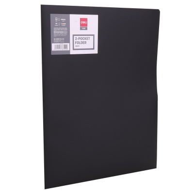 KALAM.KZ - Папка-уголок А4 формат, 2 кармана, 400 мкм, ассорти Deli