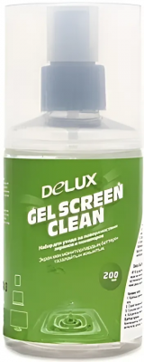 KALAM.KZ - Чистящий набор Delux "Gel Screen Clean ", для всех видов техники, спрей + салфетка, 200 мл