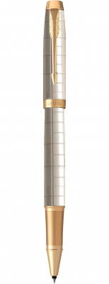 Ручка роллерная Parker IM Premium T318 Pearl GT, 0,5 мм F, черная 2143646