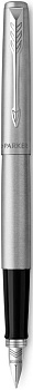 KALAM.KZ - Ручка перьевая Parker Jotter Stainless Steel CT, 1,0 мм M, синяя 2030946